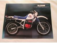 Image of Brochure XL250R 87